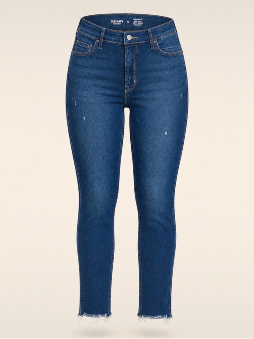 Old Navy Women's Medium Blue High-Rise Skinny Jeans